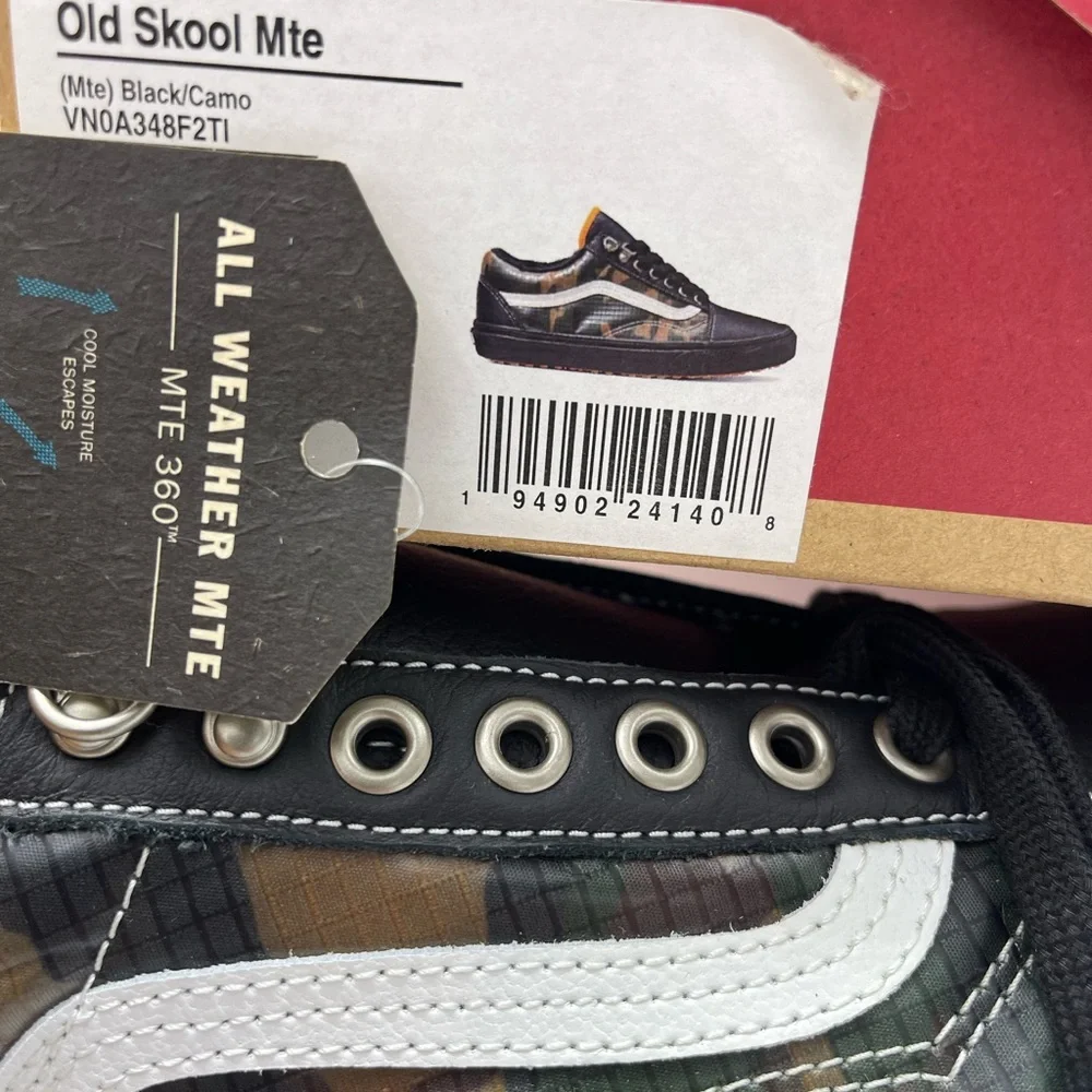 Vans WMNS Old Skool All Weather Mte (Mte) Black/Camouflage Sneakers VN0A348F2TI